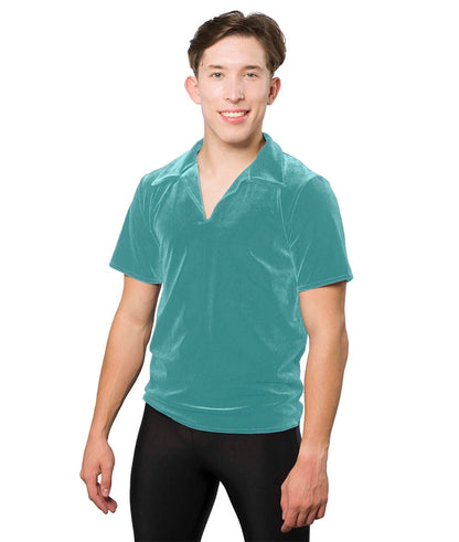 328G Velvet Collared Shirt