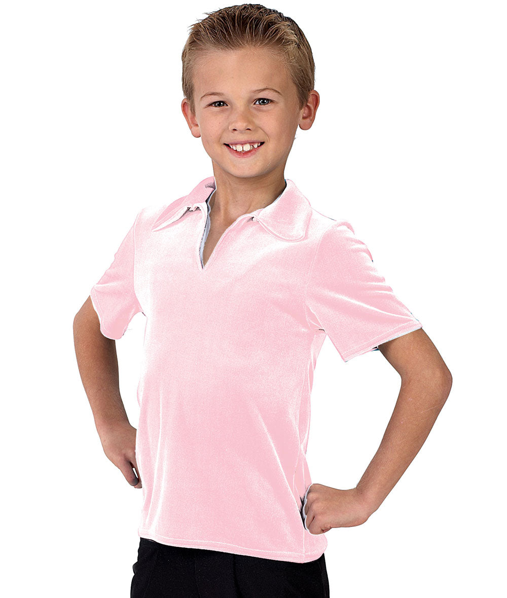 328G Velvet Collared Shirt