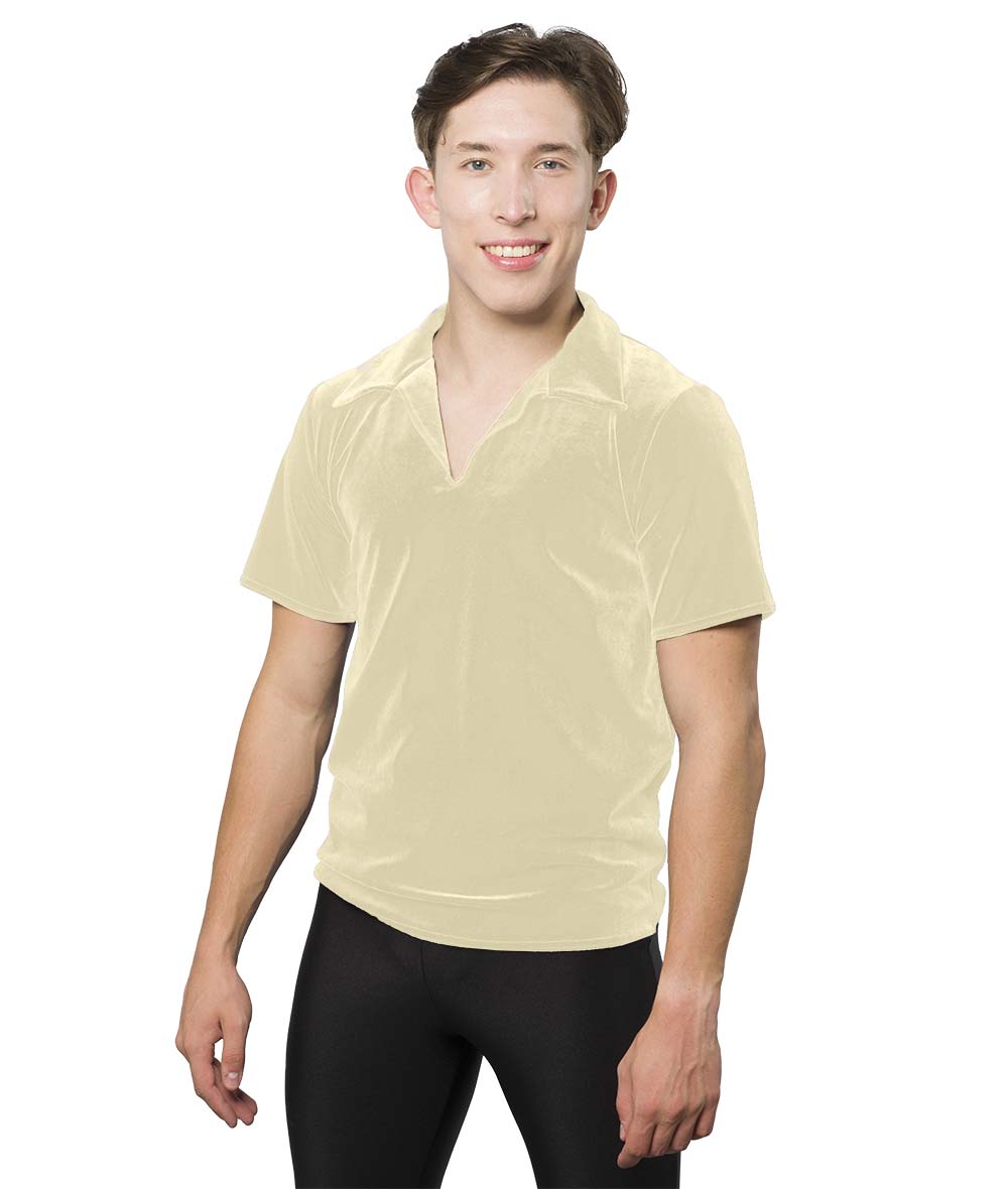 328G Velvet Collared Shirt