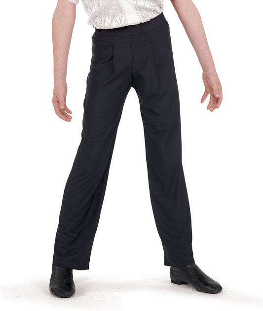 851M Guy Spandex Pleated Pants