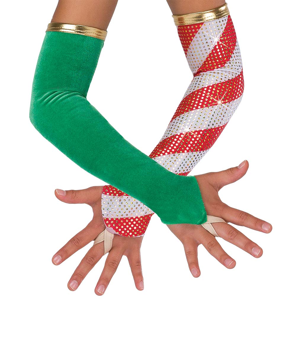 H672M The Jolliest Elf Mitts
