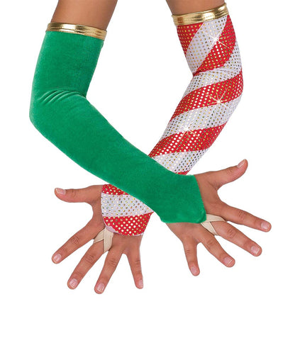 H672M The Jolliest Elf Mitts