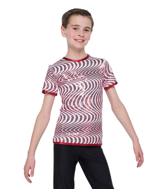 H713 Candy Cane Dream Guy Top