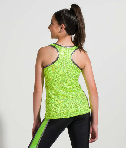T2286 Custom Sequin Racerback Top