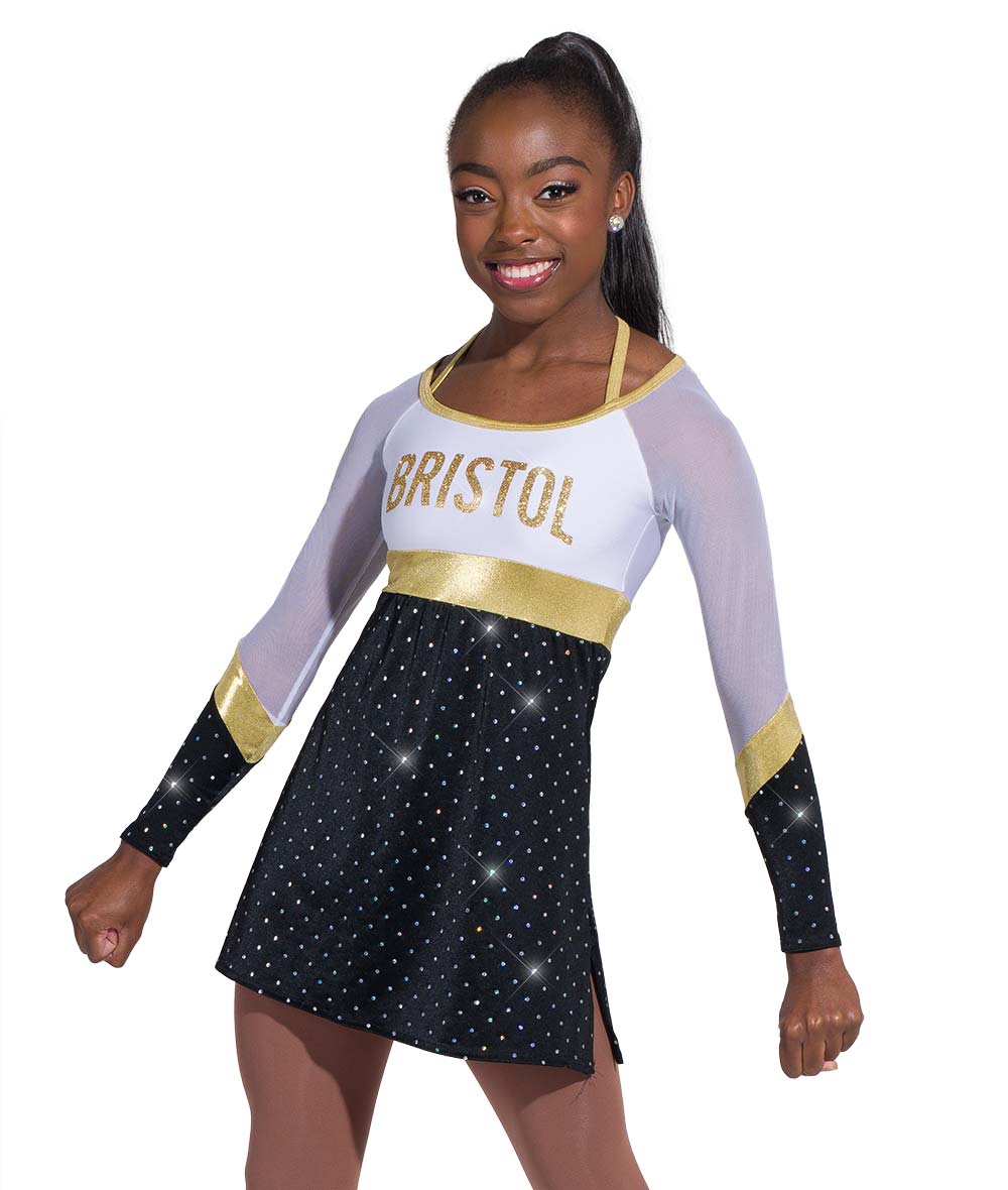 T2300 Sequin Dot Dress