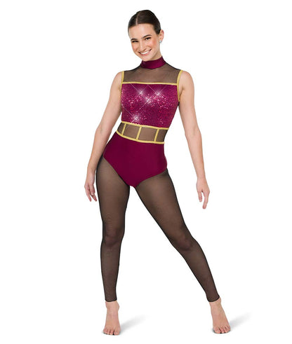 T2301 Color Block Unitard