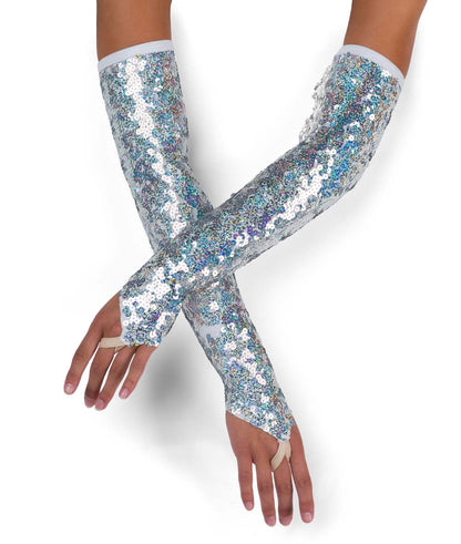 T2310M Long Sequin Mitts