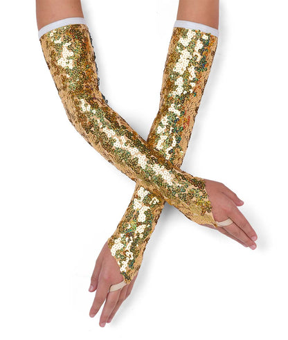 T2310M Long Sequin Mitts