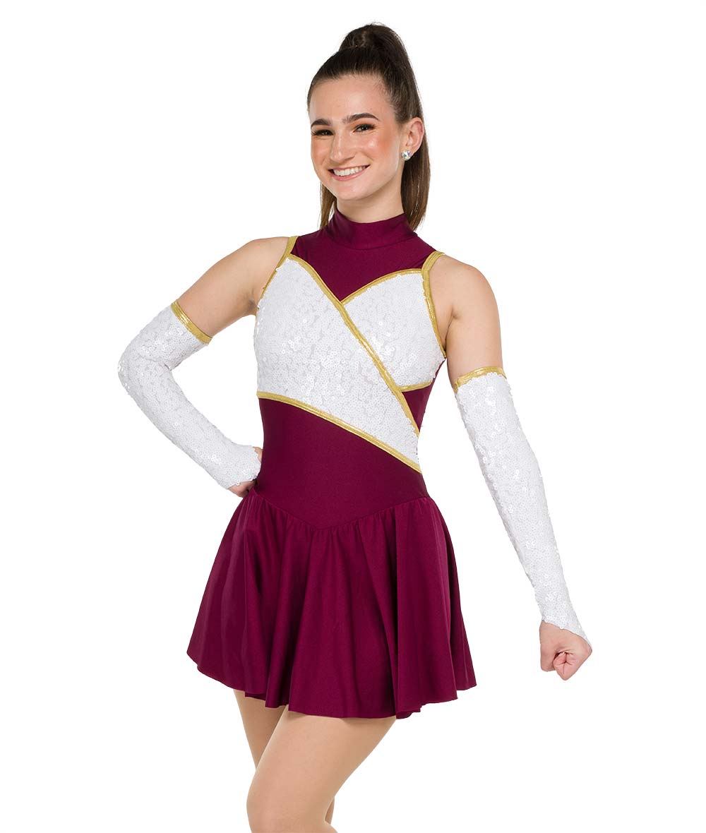 T2311 Criss Cross Twirl Dress