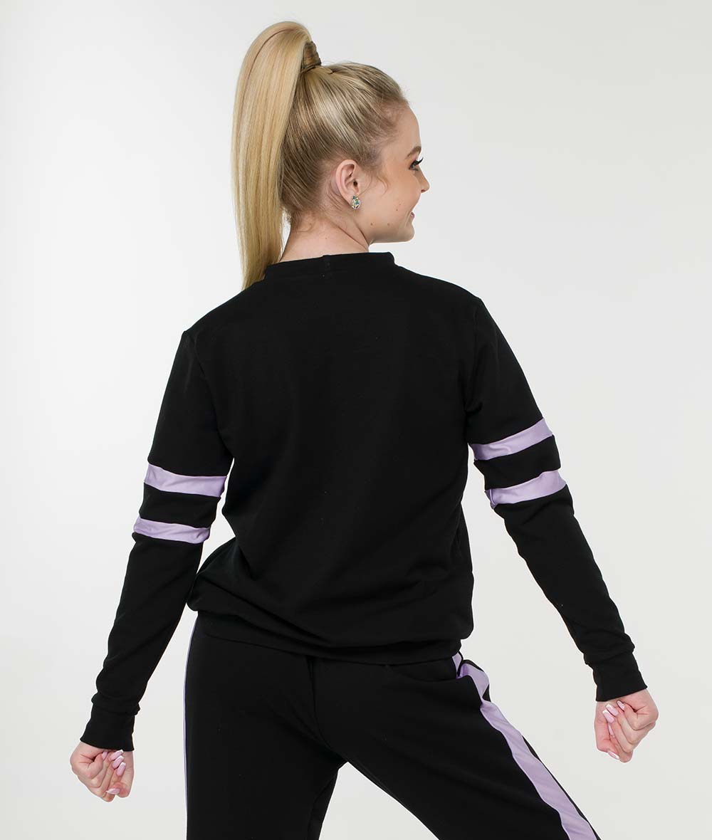 T2325 Athletic Stripe Sweatshirt