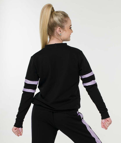 T2325 Athletic Stripe Sweatshirt