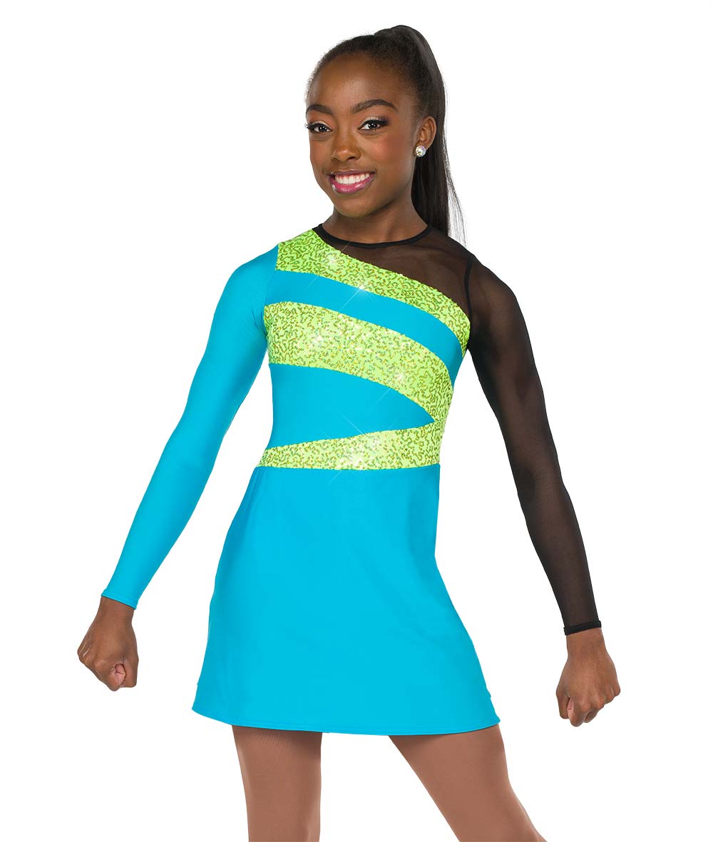 T2361 Color Block Dress
